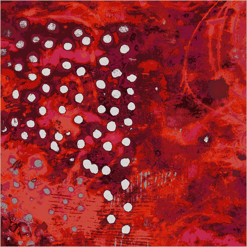 Tissu Large en Coton Thimbleberry Graffiti Tacheté
