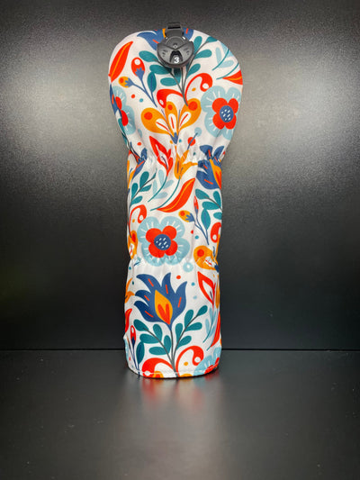 Encantadora funda floral para palo de golf para la primavera