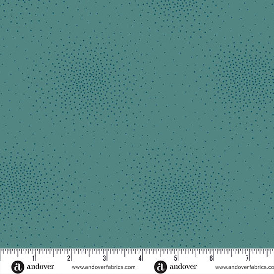 Tela de Algodón Spritz Pavo Real - 44"/45" por Yarda