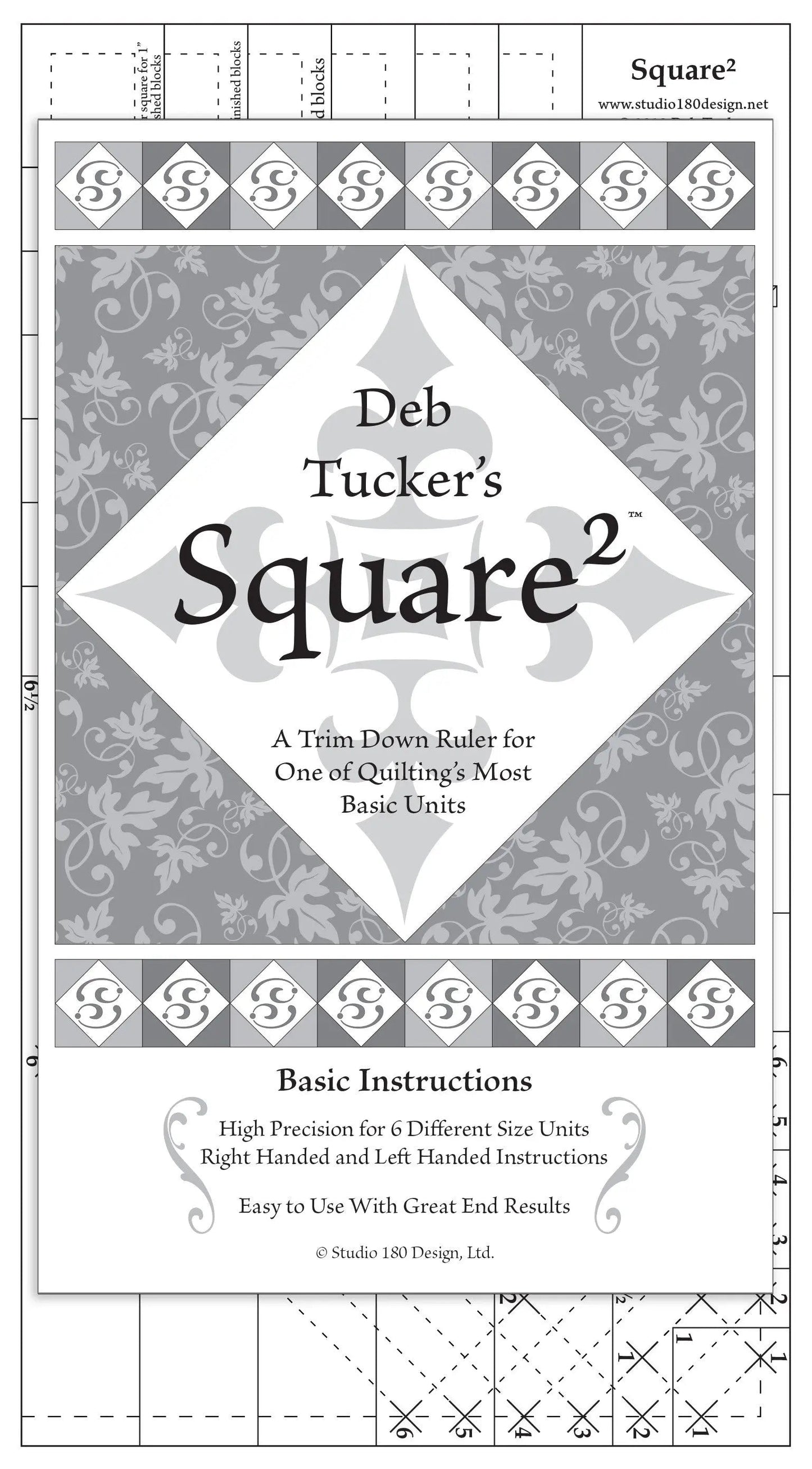 Regla de acolchado Square Squared