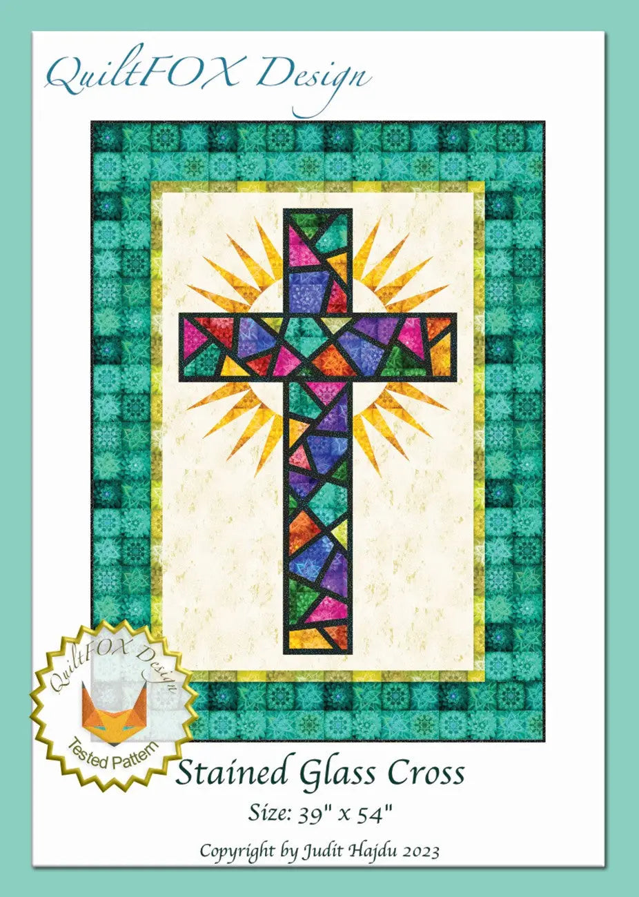 Stained Glass Cross Sewing Pattern
