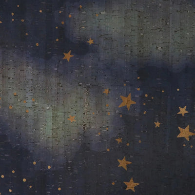 Starry Night Pro Cork Fabric - 1/2 Yard