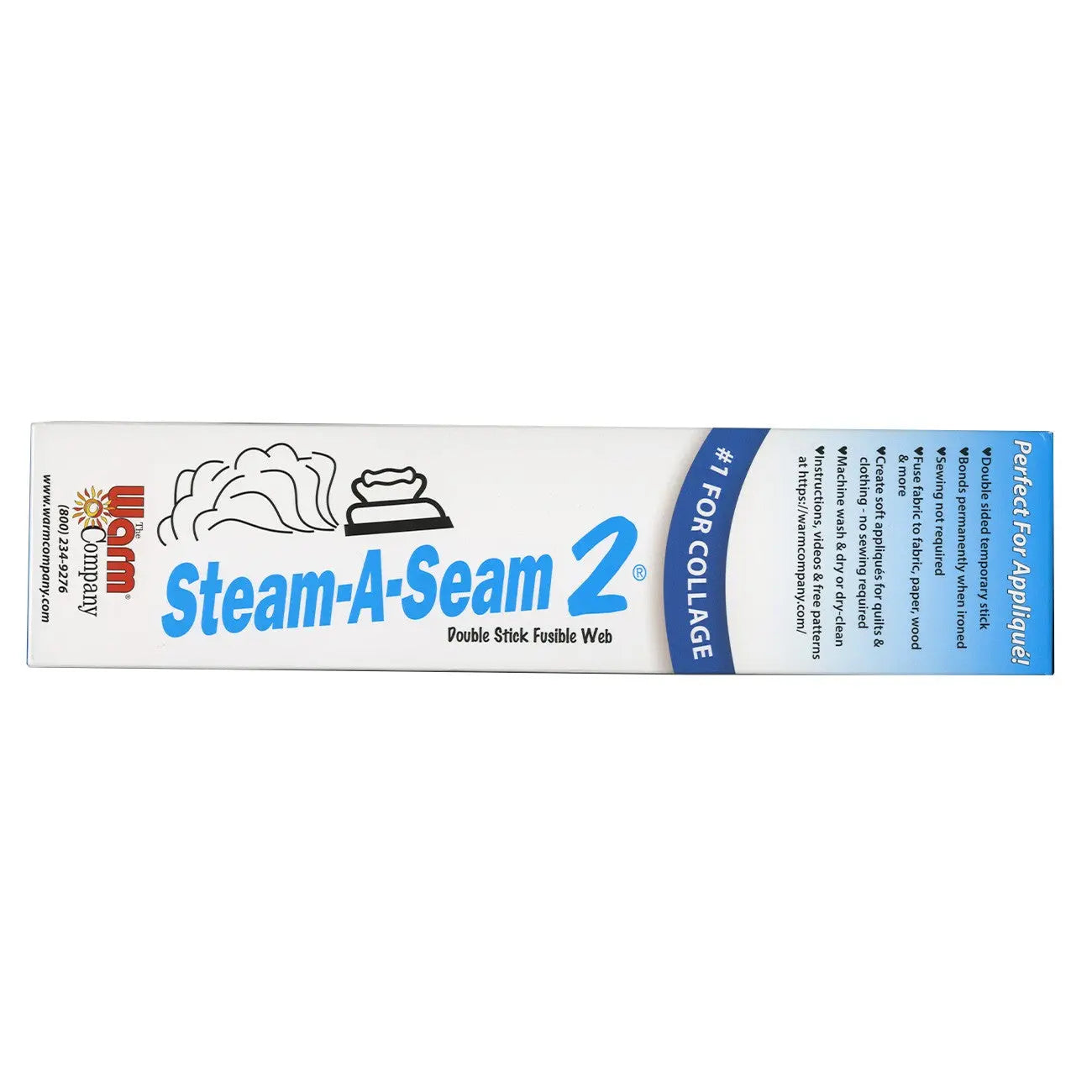 Steam-A-Seam 2 Interfaz Fusible 12in x 3yds