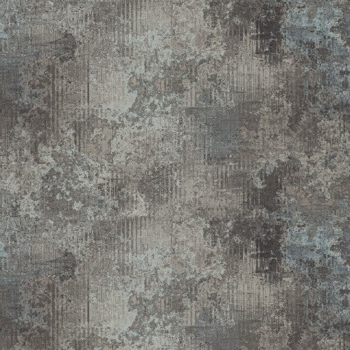 Tela de Algodón de Corrosión Gris Steampunk Menagerie - 44"/45" por Yarda