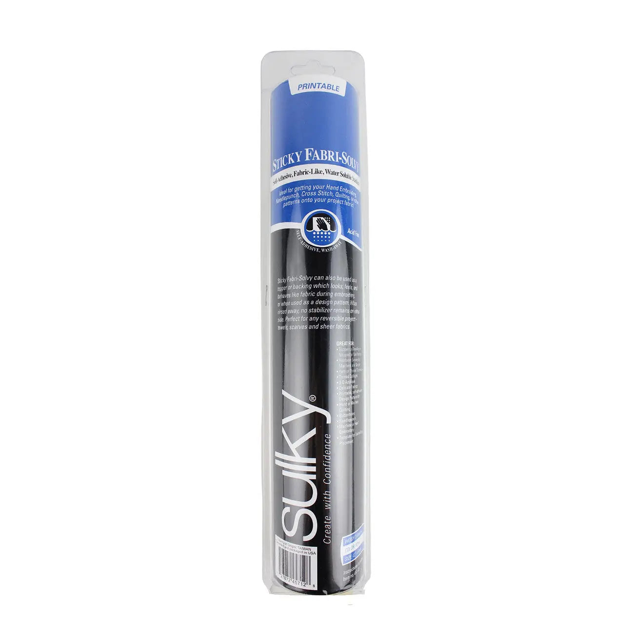 Sticky Fabri Solvy 12in x 6yd - Stabilisateur de tissu premium