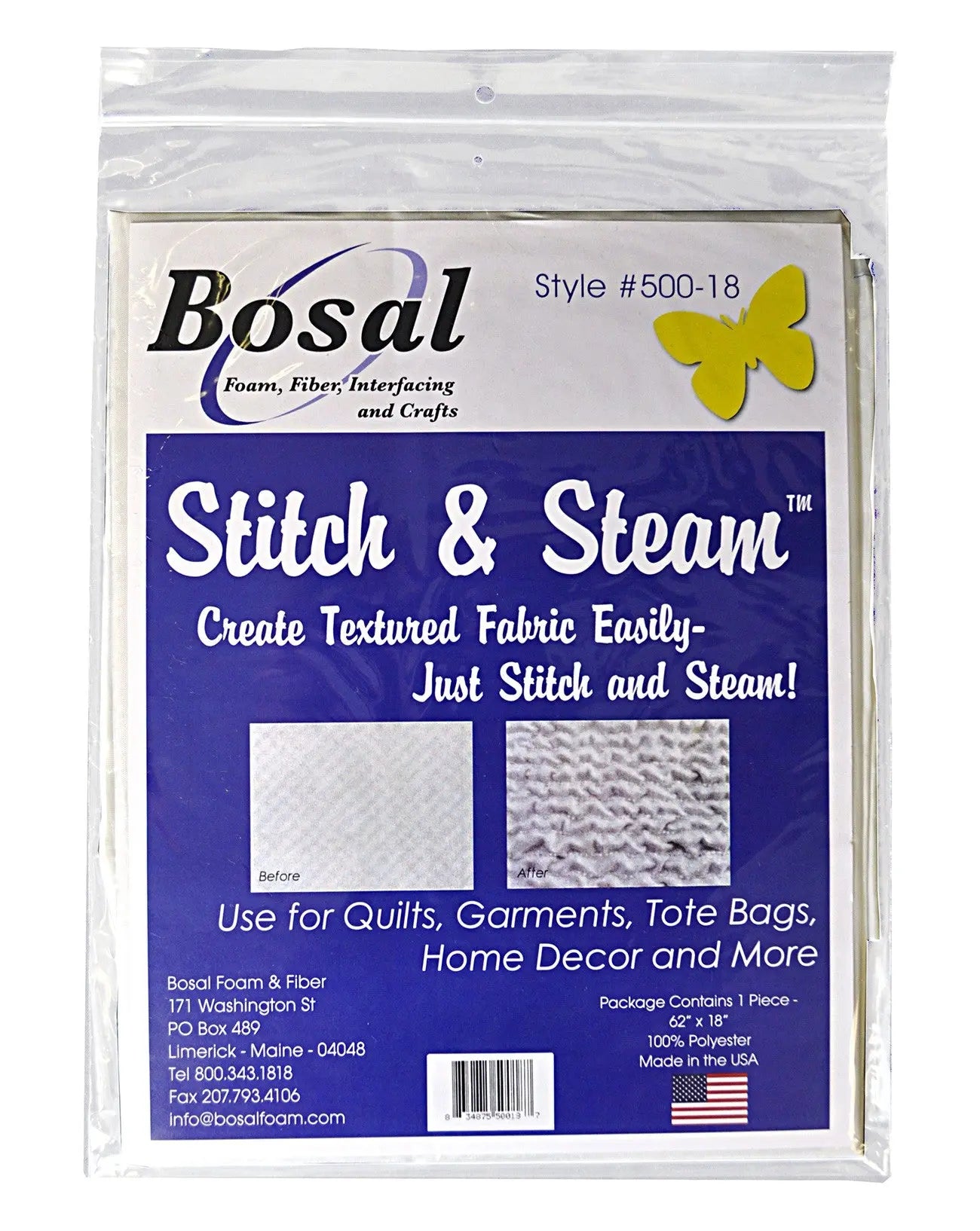 Stitch & Steam 62in x 18in Sew-In Interfacing