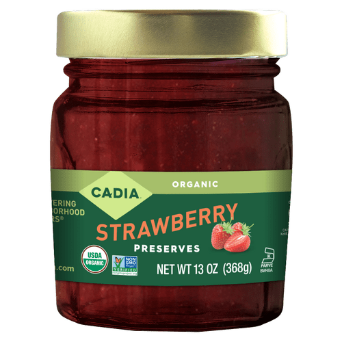 Organic Strawberry Delight Preserves by Cadia - Korvel