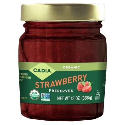 Organic Strawberry Delight Preserves by Cadia - Korvel