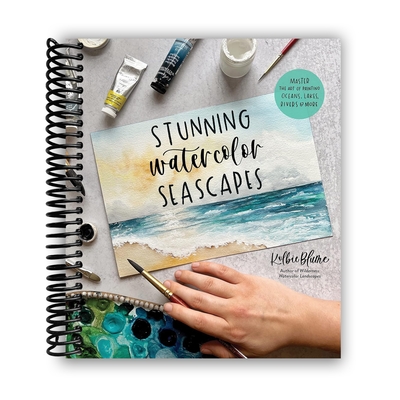 Mastering Watercolor Seascapes: A Comprehensive Guide to Painting Oceans, Rivers, and Lakes (Spiral Bound) - Korvel