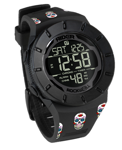 Coliseum Fit™ - Sugar Skull FORUM EDITION (Phantom Black) Watch - Korvel