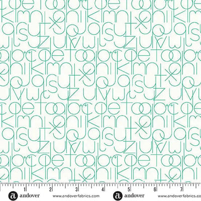 Tela de algodón Sun Print Whisper Emerald - 44"/45" por yarda