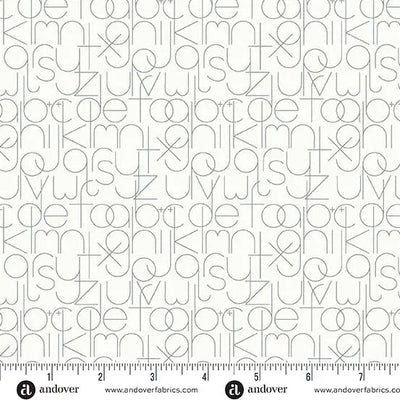 Tissu en coton Sun Print Whisper Pigeon - 44"/45" par yard