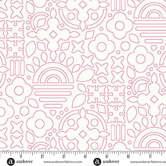 Sun Print Whisper Taffy Stencil Fabric - 44"/45" Cotton Per Yard
