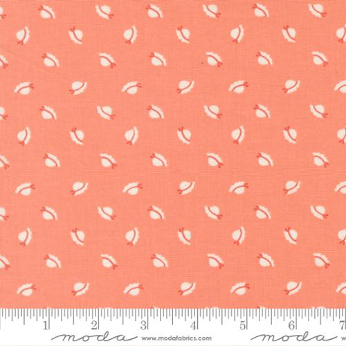 Sunbonnet Coral Bonnets Cotton Fabric - 44"/45" Per Yard