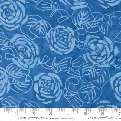 Tela de Algodón Sunburst Batiks Cobalto - 44"/45" por Yarda