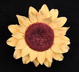 Sunflower Gumpaste Decorations - Medium - 10 Count