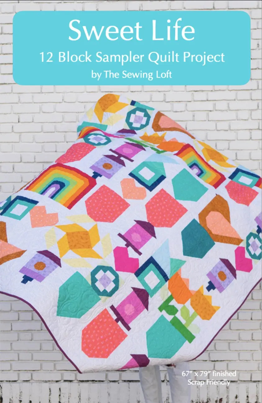 Modèle de quilt Sweet Life Sampler
