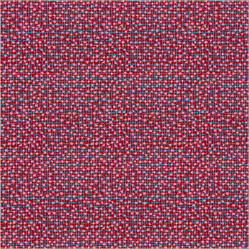Sweet Talk Julia Crimson Cotton Fabric - 44"/45" Per Yard
