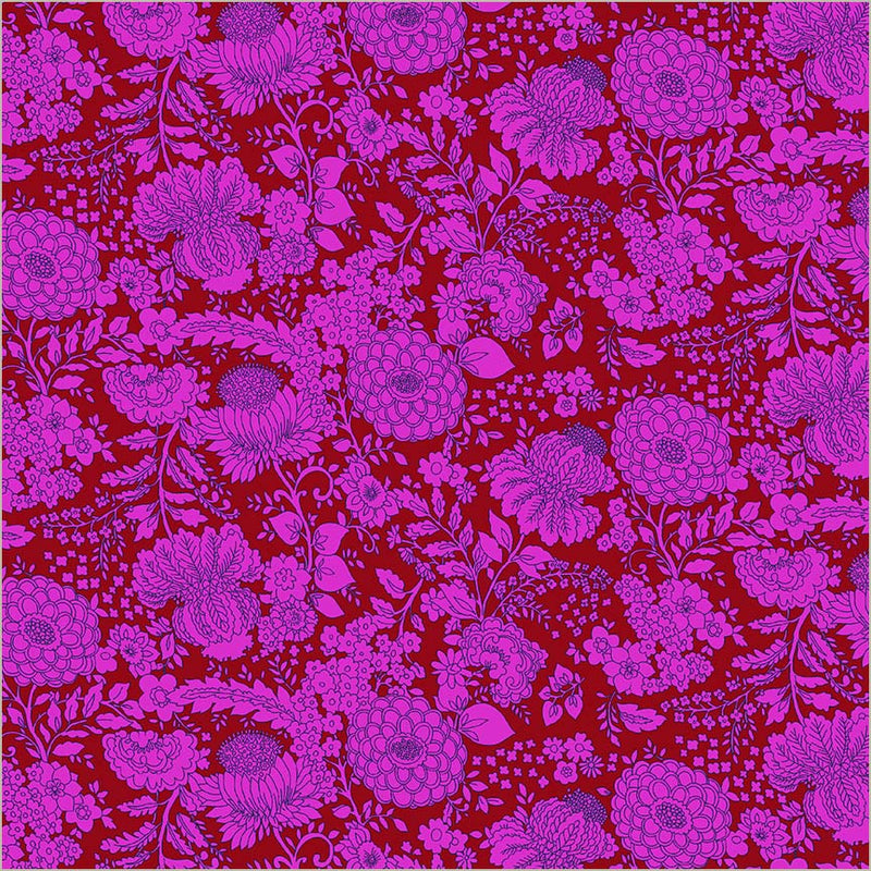 Sweet Talk Kim Crimson Cotton Fabric - 44”/45” Per Yard