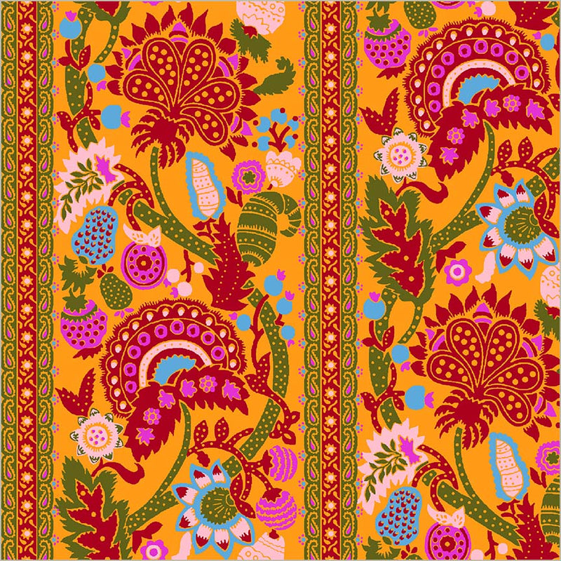 Sweet Talk Pauline Mandarin Cotton Fabric - 44"/45" Per Yard
