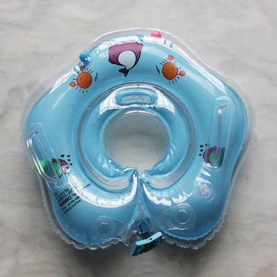Swimming Baby Accessories Neck Ring Tube Safety Infant Float Circle for Bathing Inflatable Flamingo Inflatable - Korvel