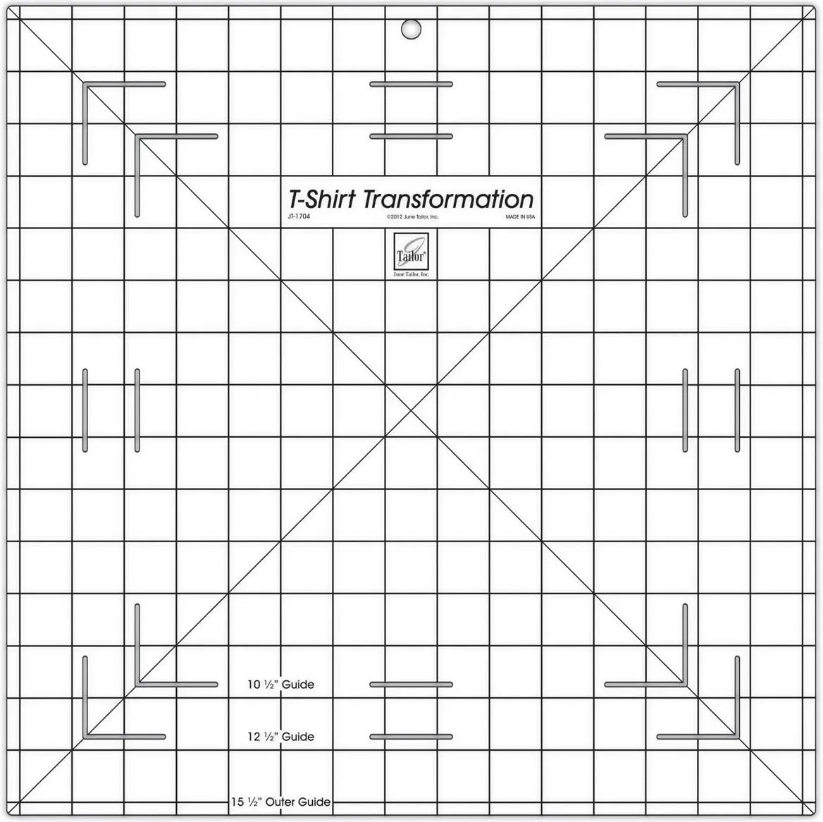 T-Shirt Transformation Ruler for Creative Projects
