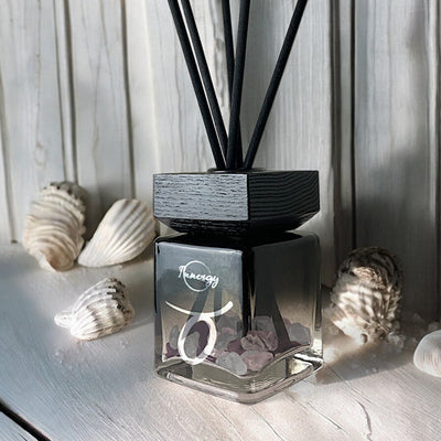 Taurus Zodiac Crystal-Infused Reed Diffuser - Coastal Dreams Aroma, 100ml