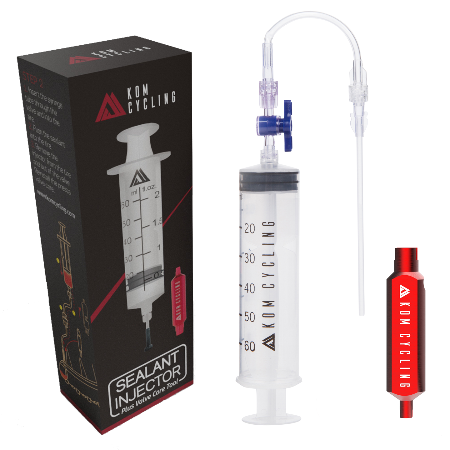 Premium Tubeless Sealant Injector for Effortless Tire Maintenance - Korvel