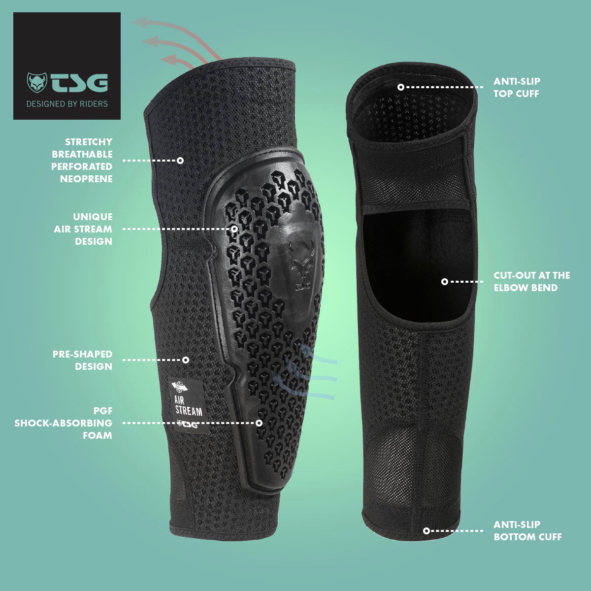 TSG Elbowguard Chamber - Premium Protective Elbow Pads