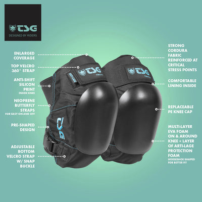 TSG Force V A Knee Pads for Roller Skating