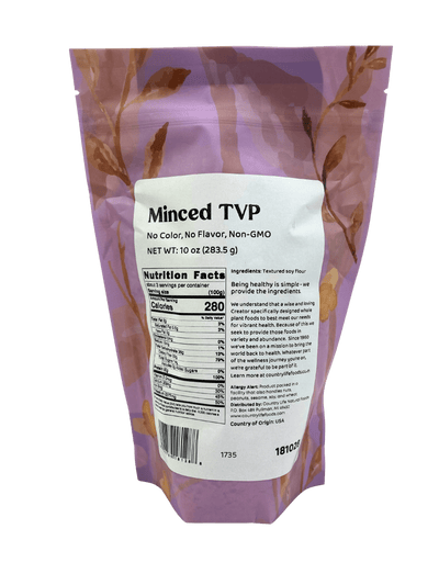 TVP Minced – Textured Vegetable Protein (Soy-Based Meat Alternative)