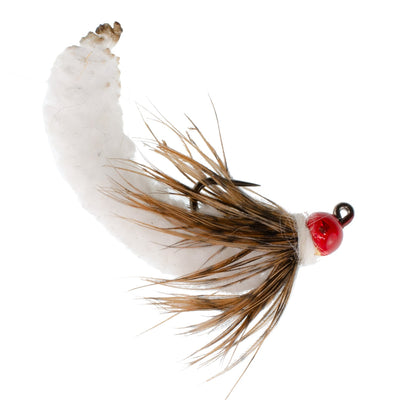 3-Pack Tactical Tungsten Bead Mop Flies - Size 14 Barbless Czech Nymphs - Korvel