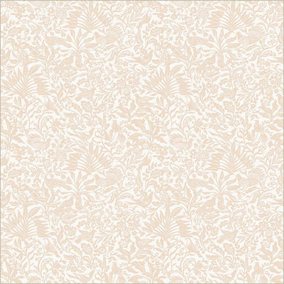 Tissu en coton ivoire Tapestry Aviary - 43"/44" par yard