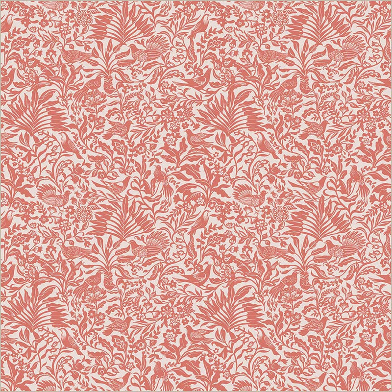 Tela de algodón Tapestry Aviary Rose - 43"/44" por yarda