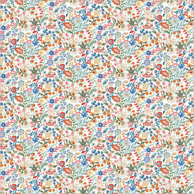 Tissu en coton Tapestry Delicate Mist - 43"/44" par yard