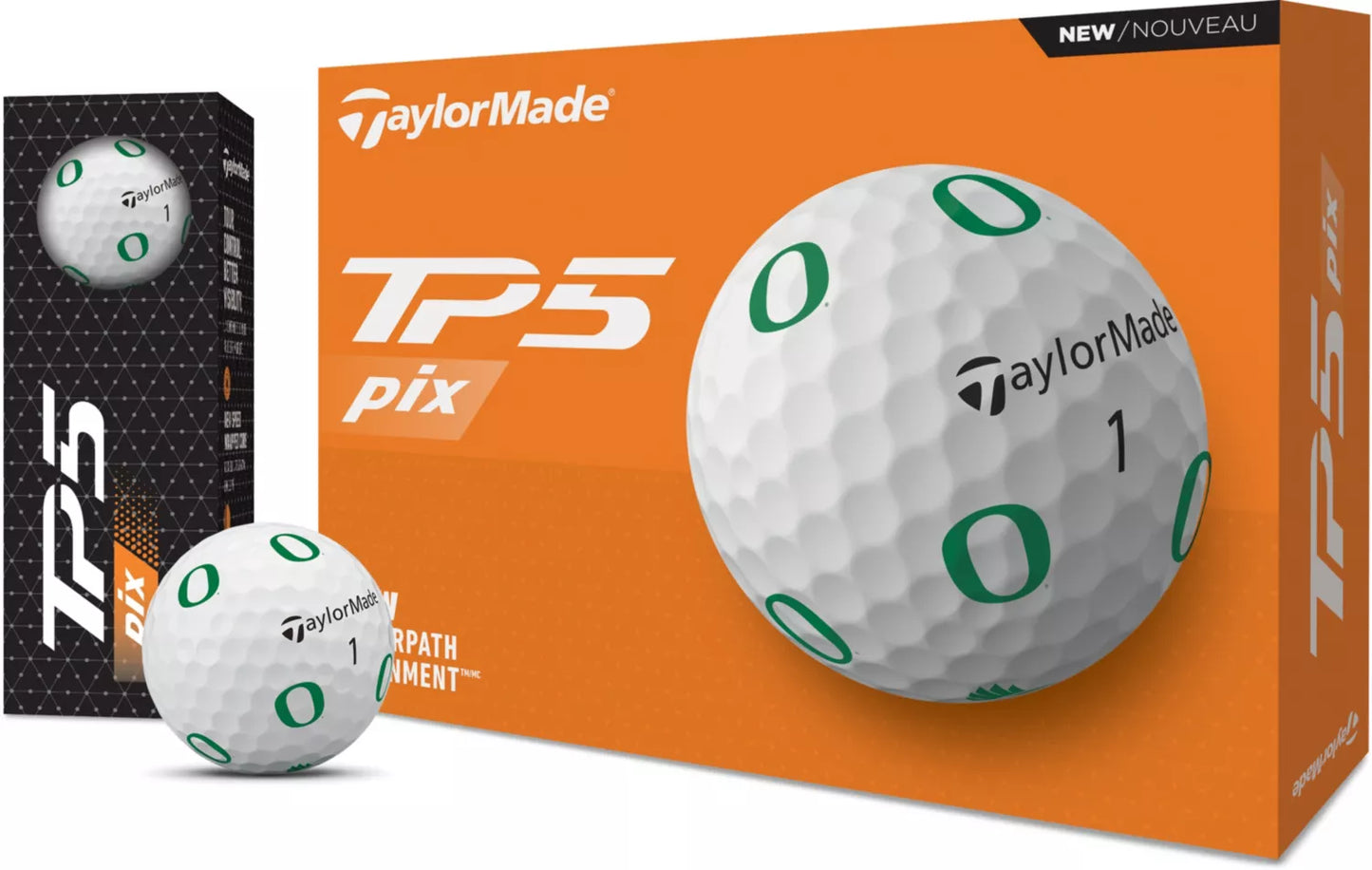 TaylorMade 2024 TP5 pix 3.0 Oregon Edition Golf Balls