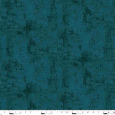 Teal Surface Design Funny Girl Cotton Fabric - 44"/45"