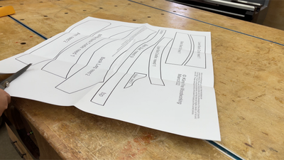 Kid Sized Adirondack Chair Templates - Large Format