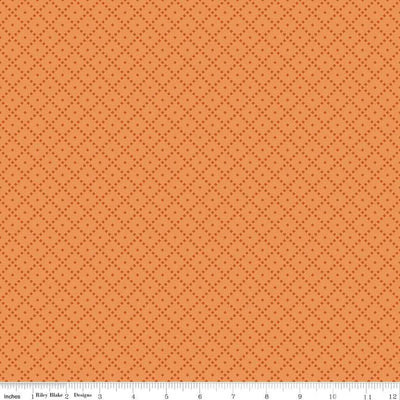 La Tela Creamsicle de Cuadrícula de la Asombrosa Otoño - 43"/44" por Yarda