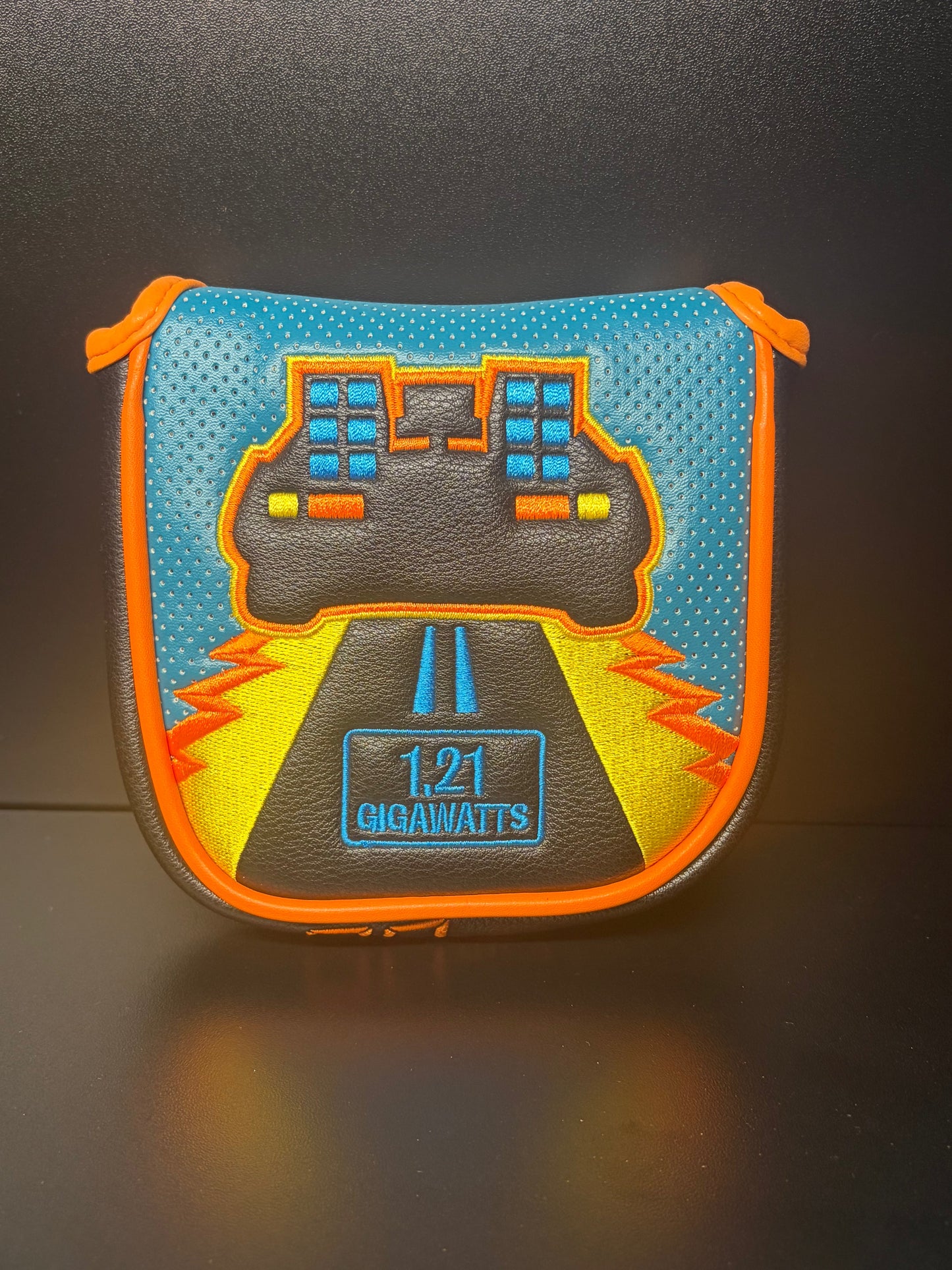 Funda nostálgica para palo de golf Delorean