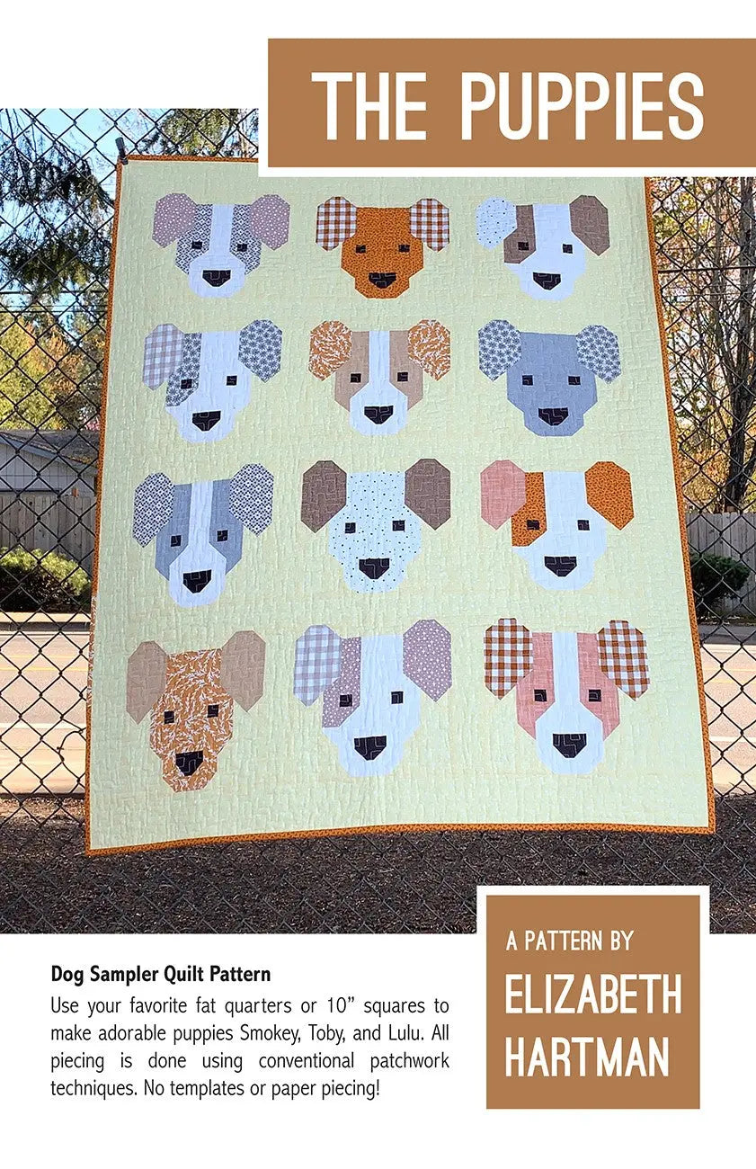 The Puppies Patchwork Sampler Pattern