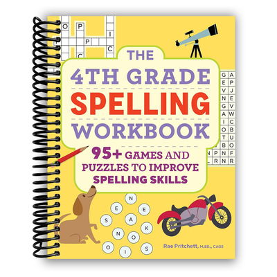 Engaging 4th Grade Spelling Workbook: 95+ Fun Games & Puzzles for Skill Enhancement - Korvel