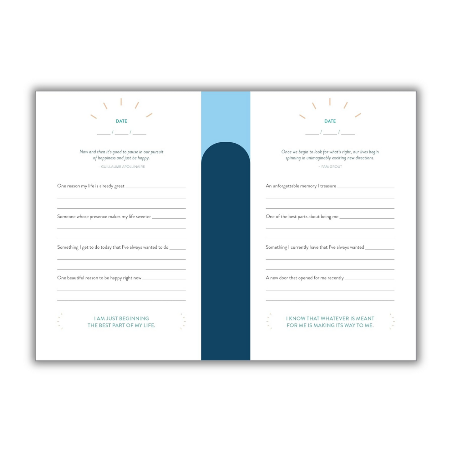 The 5-Minute Gratitude Journal: Cultivate Joy, Embrace Positivity, and Appreciate Life (Spiral Bound) - Korvel
