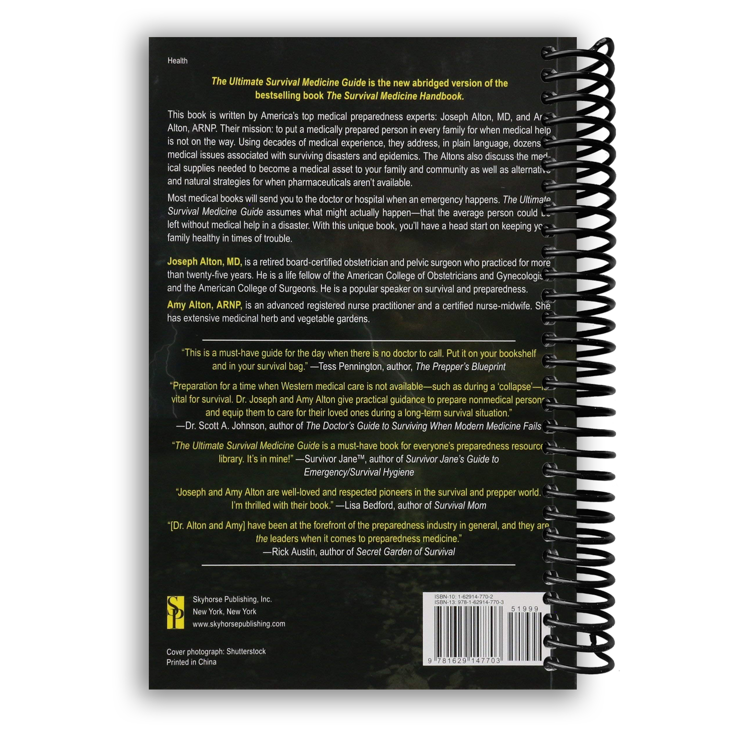 Essential Survival Medicine Handbook: Prepare for Any Crisis (Spiral Bound) - Korvel