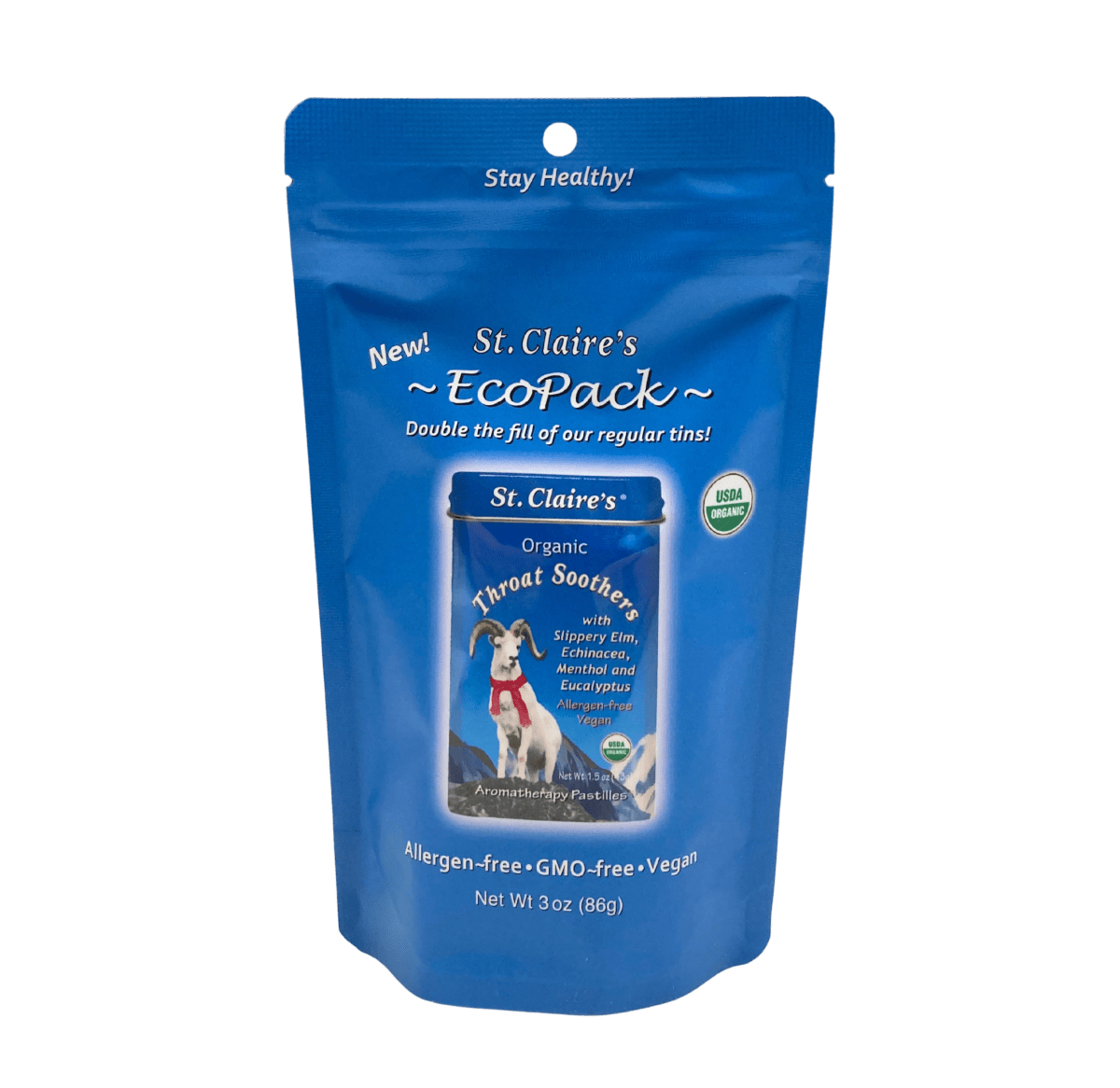 Organic Herbal Throat Comfort Pastilles - Korvel