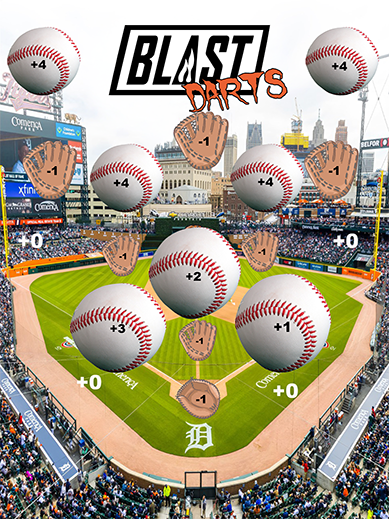 Ultimate Blast Darts Game - Tossit Edition - Korvel