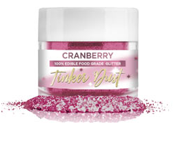 Tinker Dust Edible Glitter - Cranberry - 5g