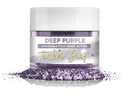 Tinker Dust Edible Glitter - Deep Purple, 5g