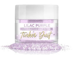 Tinker Dust Edible Glitter - Lilac Purple, 5g