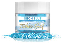 Tinker Dust Edible Glitter - Neon Blue, 5g
